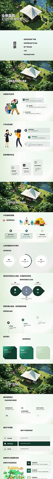 仙图网-全景露营新体验PPT