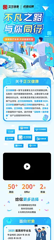 仙图网-互联网医疗校园招聘微信公众号长图