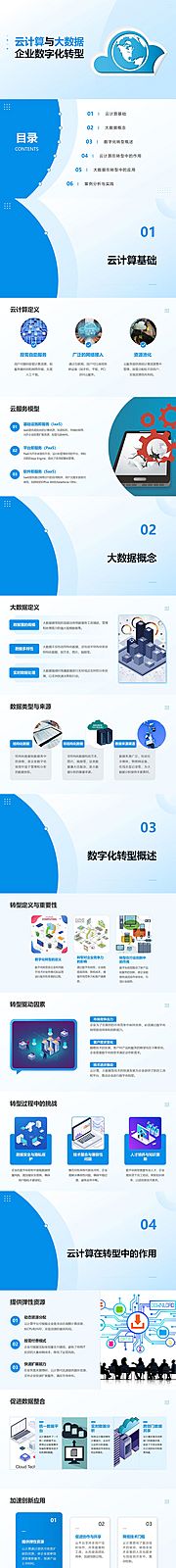 仙图网-云计算与大数据企业数字化转型PPT