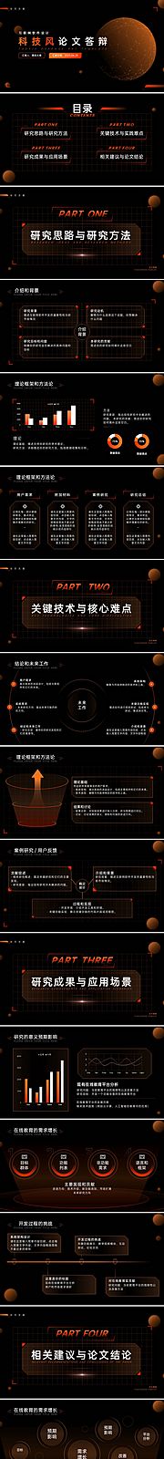 仙图网-互联网软件专业毕业论文答辩ppt