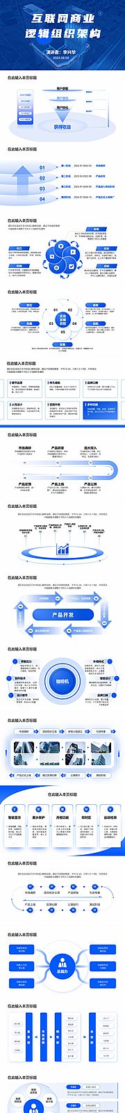 仙图网-互联网商业逻辑组织架构PPT