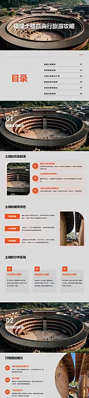 仙图网-福建土楼自由行旅游攻略PPT