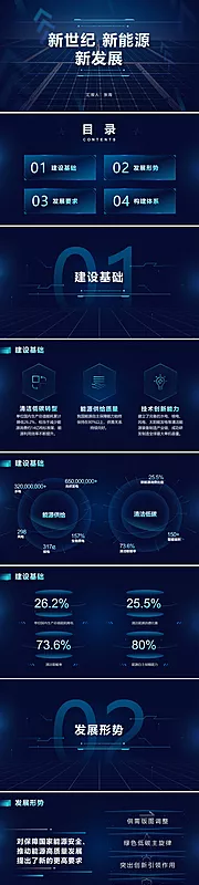 仙图网-新世纪新能源项目汇报PPT