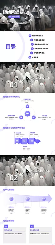 仙图网-拒绝网络暴力PPT