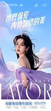 仙图网-医美美业品牌调性创意海报