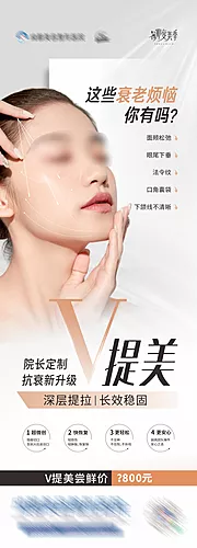 仙图网-V提美拉皮创意长图海报