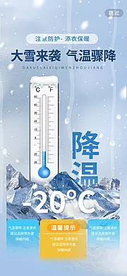 仙图网-大雪节气海报