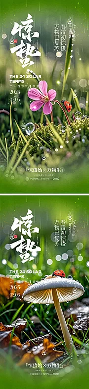 仙图网-二十四节气惊蛰海报