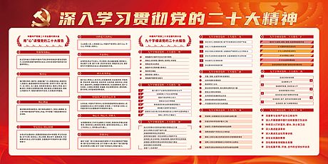 仙图网-喜迎二十大党政党建海报展板